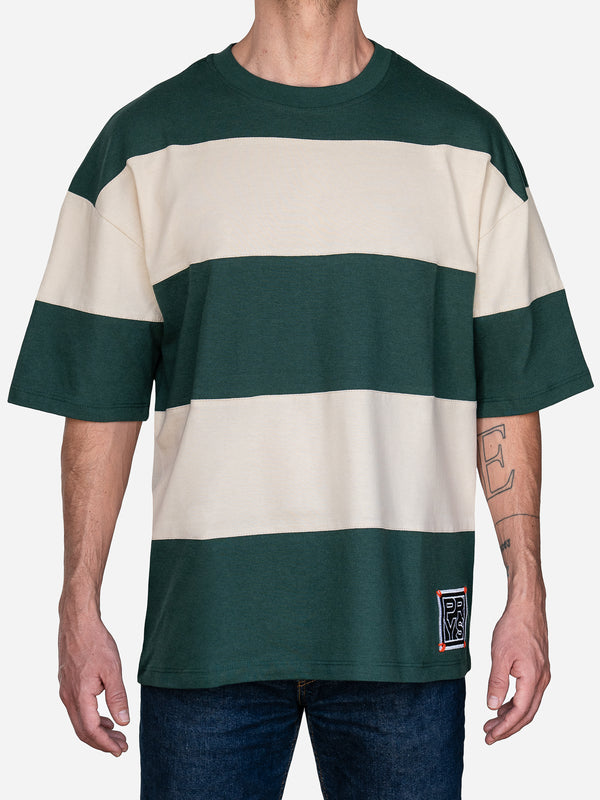 Playera Striped Verde