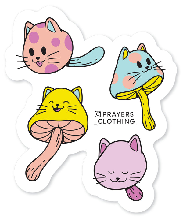 Sticker Fungi Cat