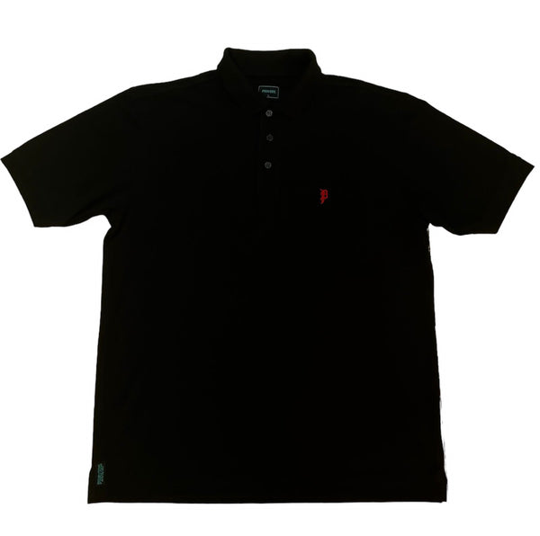 Playera Polo Negro