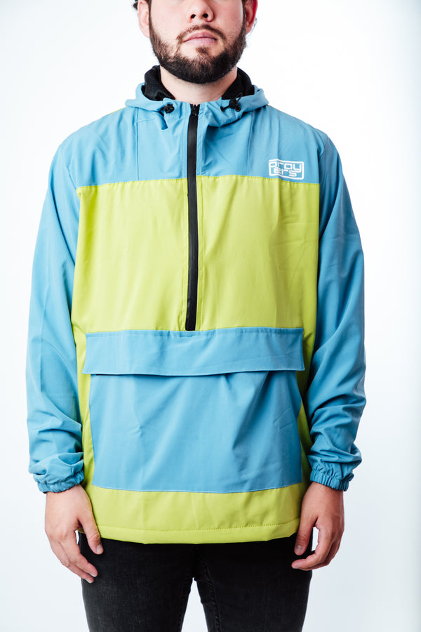 Impermeable Upen (Verde Lima-Azul)