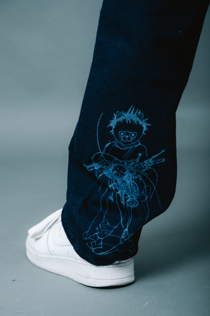 Jeans Indigo Láser (Corte Amplio)